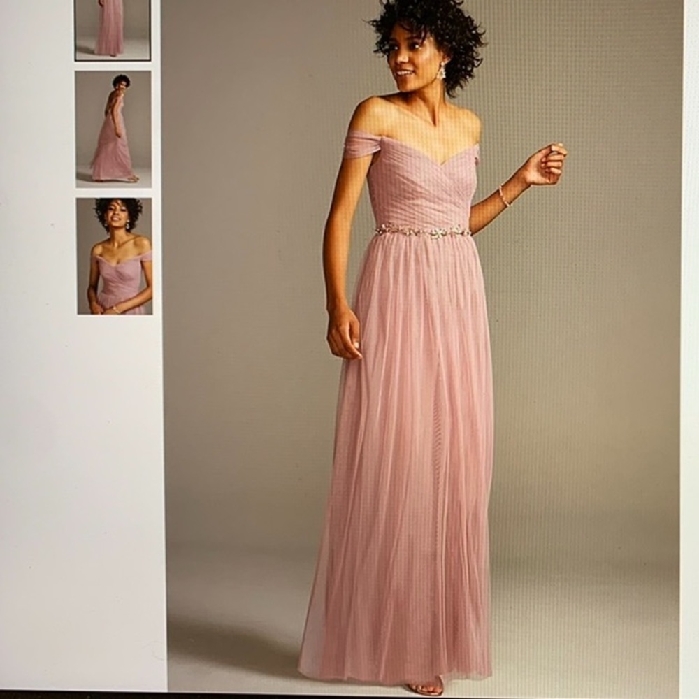 David’s Bridal Off the Shoulder Dress